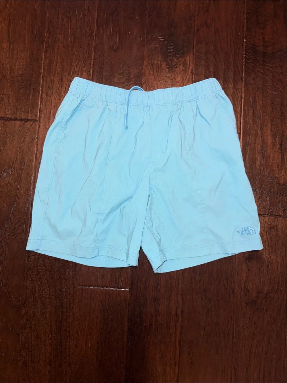 The North Face Men's Pale Blue Swim Board Shorts Medium